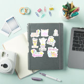 Happy Birthday Queen Sticker Sheet (iPad Hülle)