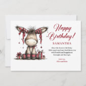 Happy Birthday Quirky Animals Personalized kids  (Vorderseite)
