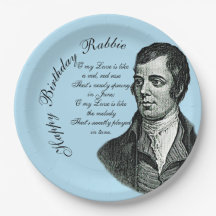 Happy Birthday Rabbie - Robert Burns Large 9"