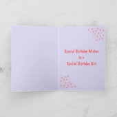 Happy Birthday Rainbow Age Card Karte (Innenseite)