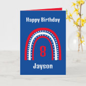 Happy Birthday Rainbow Age Card Karte (Gelbe Blume)