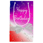 Happy Birthday Rainbow Bubbles Kleine Geschenktüte (Vorderseite)