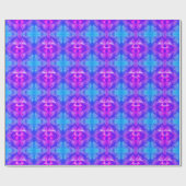 Happy Birthday Rainbow Clouds Geschenkpapier (Flach)