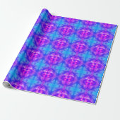 Happy Birthday Rainbow Clouds Geschenkpapier (Ungerollt)