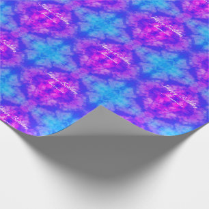 Happy Birthday Rainbow Clouds Geschenkpapier