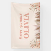 Happy Birthday Rainbow Girl Banner (Vertikal)