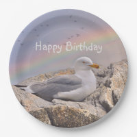Happy Birthday Rainbow Seagull