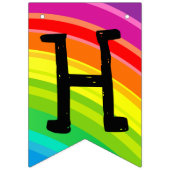 Happy Birthday Rainbow Unicorn Multicolor Banner (Zweite Fahne)