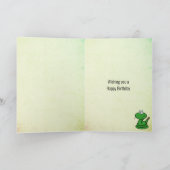 Happy Birthday Rattlesnake Karte (Innenseite)