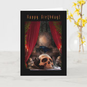 Happy Birthday - Ravens Den - Blank Note Card Karte (Gelbe Blume)