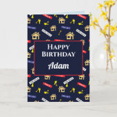 Happy Birthday Realtor Anwesen Agent Realty Fun Karte (Gelbe Blume)