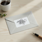 Happy Birthday Rechteckiger Aufkleber