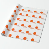Happy Birthday Red Balloons Wrapping Paper Geschenkpapier (Ungerollt)