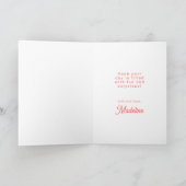 Happy Birthday | Red Barberton Gerbera Daisy Karte (Innenseite)