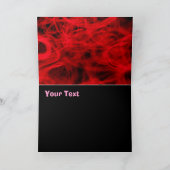 Happy Birthday Red Rose Karte (Innenseite)