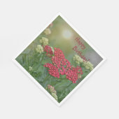 Happy Birthday Red Yarrow Serviette (Ecke)