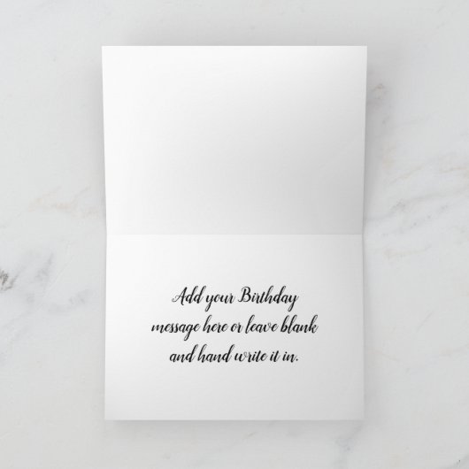 Happy Birthday Regenbogenfarben Karte (Innenseite)