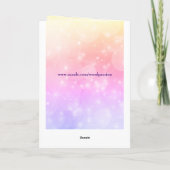 Happy Birthday Reiki Mama Design Card Karte (Rückseite)