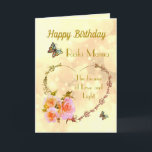 Happy Birthday Reiki Mama design Karte<br><div class="desc">Large Happy Birthday Reiki Mama design Greeting Card.</div>