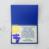 Happy Birthday Retro Camper RV Travel Karte (Innenseite)