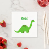 Happy Birthday Roar Dinosaur Napkin Serviette (Beispiel)