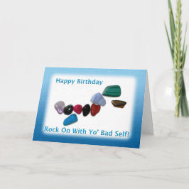 Happy Birthday Rock On Karte