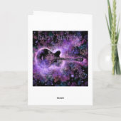 Happy Birthday Romantic Guitar Music Card Karte (Rückseite)