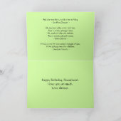 Happy Birthday Romantic Rote Rose Card Karte (Innenseite)