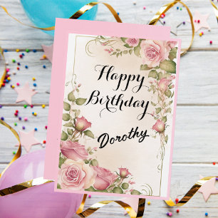 Happy Birthday Romantische Einladung