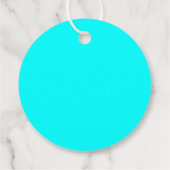 Happy Birthday Rosa Sahne Donuts blau Geschenkanhänger (Rückseite)