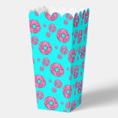 Happy Birthday Rosa Sahne Donuts blau Geschenkschachtel (Rückseite)