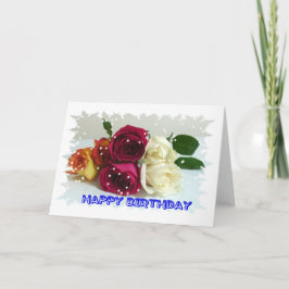 Happy Birthday Rose Card Karte