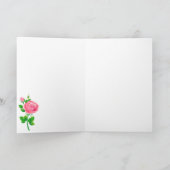 Happy Birthday Rose Karte (Innenseite)