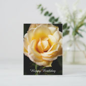 Happy Birthday Rose Postcard Postkarte (Stehend Vorderseite)