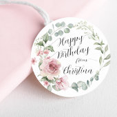 Happy Birthday Rose Sticker