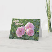 Happy Birthday Roses - Card Karte (Vorderseite)