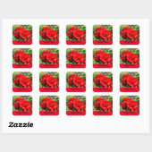 Happy Birthday Rote Rose #1 Stickers (Blatt)