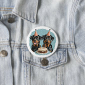 Happy Birthday Rottweiler Hunde Button (Beispiel)