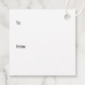 Happy Birthday Rottweiler Hunde Geschenkanhänger (Rückseite)