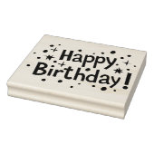 Happy Birthday Rubber Briefmarke Gummistempel (Stempel)