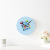 Happy Birthday Runde Wanduhr (Zuhause)