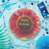 Happy Birthday Rusty Sonnenblume Pappteller (Party)