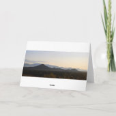 Happy Birthday Santa Fe Hills Karte (Rückseite)