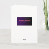 Happy Birthday - sarkastisch Karte (Rückseite)