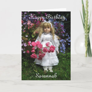 Happy Birthday Savannah Karte