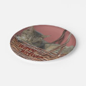 Happy Birthday Schlafen Kitty Paper Plate Pappteller (Schrägansicht)