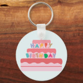 Happy Birthday Schlüsselanhänger (Vorderseite)