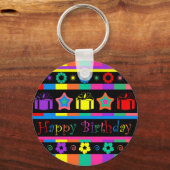 Happy Birthday Schlüsselanhänger (Vorderseite)