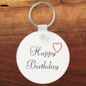 Happy Birthday Schlüsselanhänger (Vorderseite)