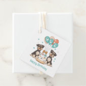 Happy Birthday Schnauzer Hunde Geschenkanhänger (Beispiel)